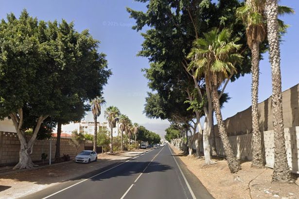 The youngster was cycling along the TF-652 road near Las Chafiras, Tenerife. 