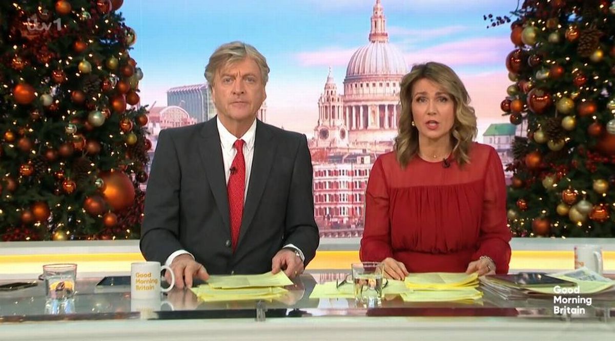 Susanna Reid and Richard Madeley hosted GMB