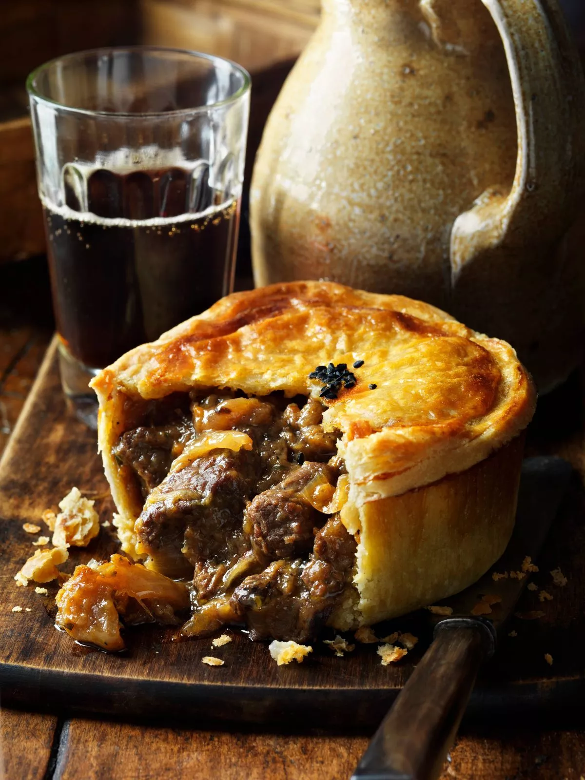 Scots are mad for a steak pie on New Year's Day