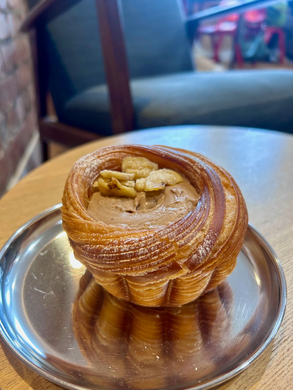 The banoffee Danish pastry at Sticky Fingers in Stockport 
