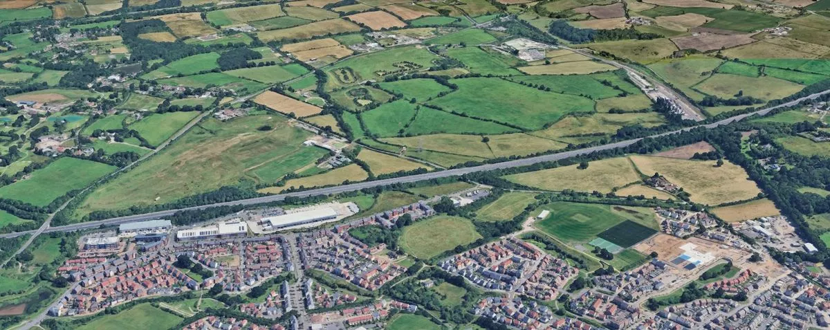 North Lyde Eco Tech Village will extend the urban area of Bristol to the north of the M4 for the first time. It will be created on what is currently, in 2025, Green Belt land inside a triangle formed by the M4, Westerleigh Road and the railway line spur from Yate. Thousands of homes, an extension to the Bristol & Bath Science Park, a new school and areas of green spaces will be created.