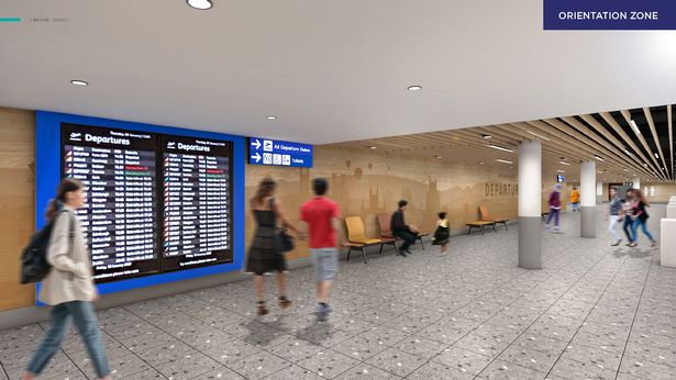The planned concourse