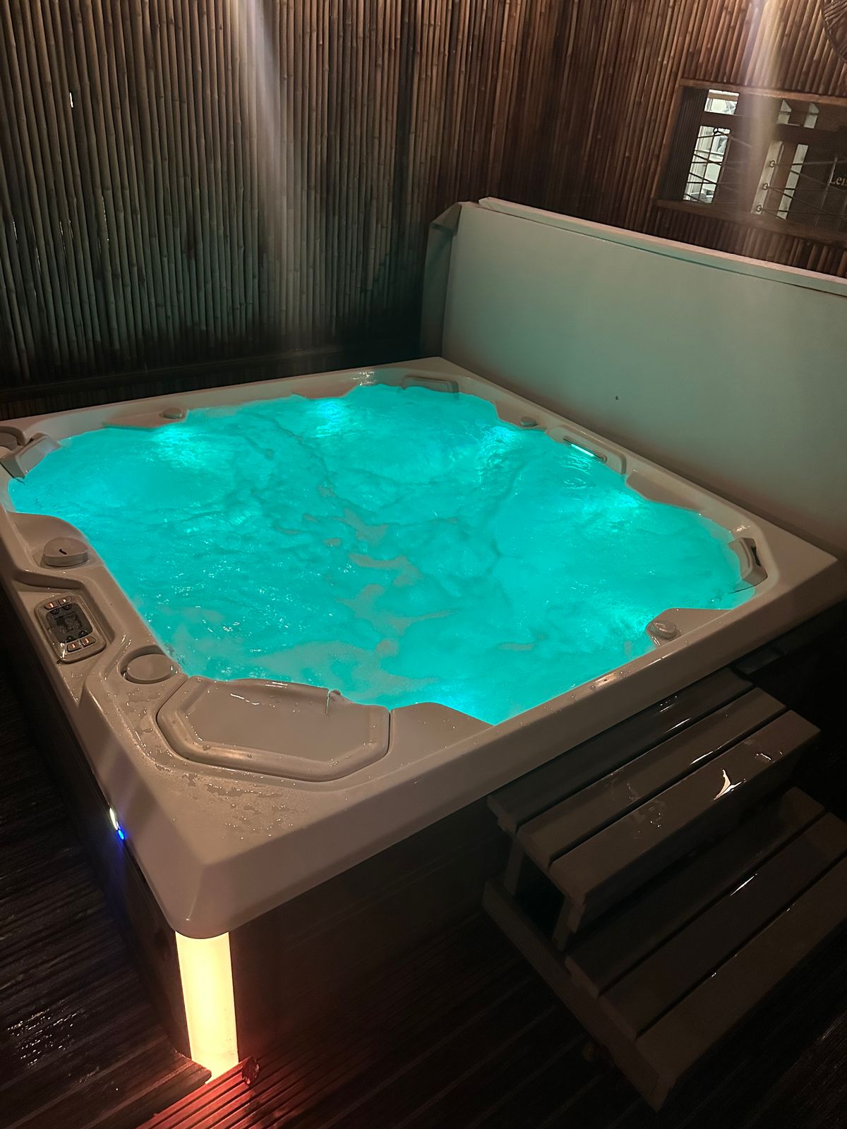 Thainstone House outdoor hot tub