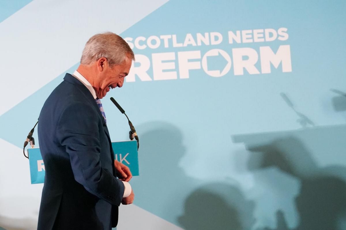 Nigel Farage was accused of having no interest in fixing Scotland