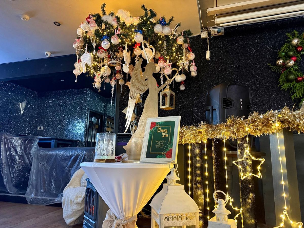 The Memory Tree at The Old Bank which pays tribute to former regulars who have passed away
