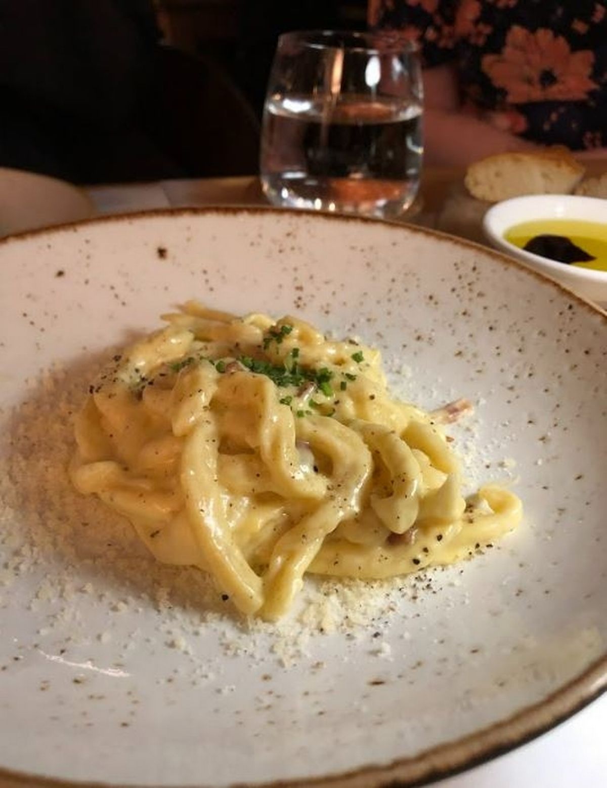 The Guanciale spätzle - with pork cheek - from continental restaurant The Spärrows