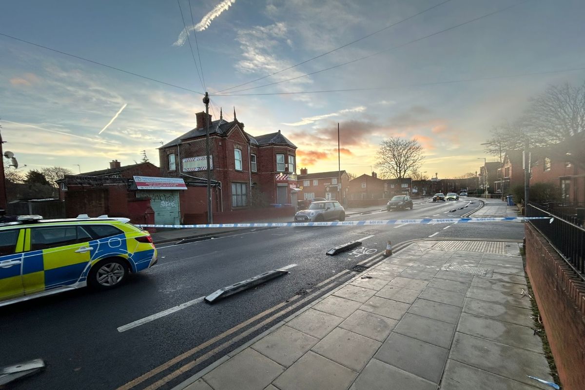 A large police cordon remains in place today (Saturday December 13) after a shooting incident in Thame Street in Toxteth 