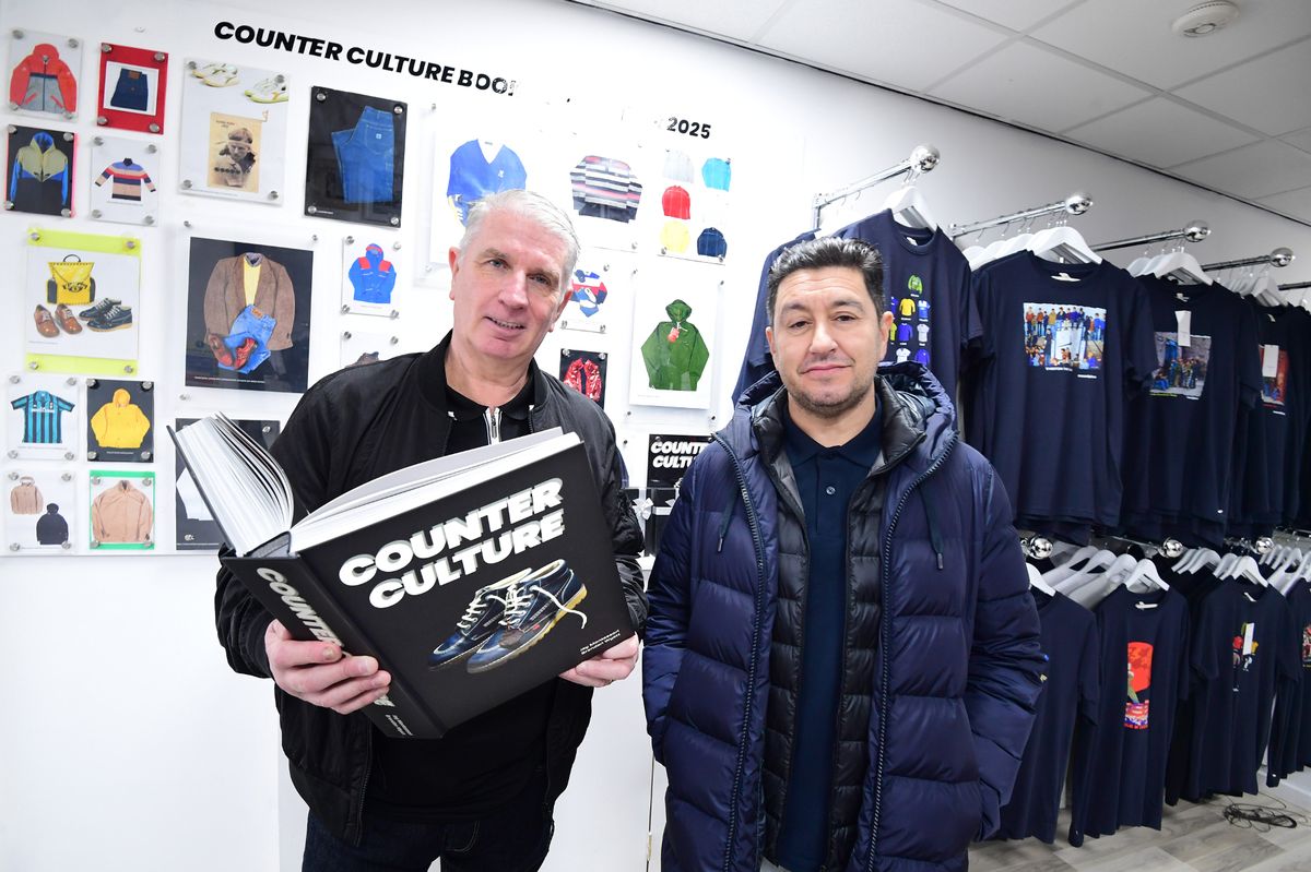 Brendan Wyatt (left) and Jay Montessori's new book documents the story of the Counter Culture fashion movement 