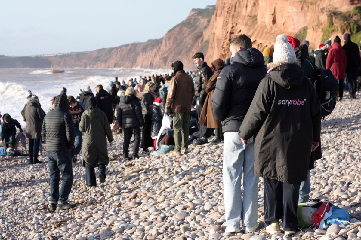 Two people are missing and search efforts are ongoing after swimmers got into difficulty at the coast in Budleigh Salterton