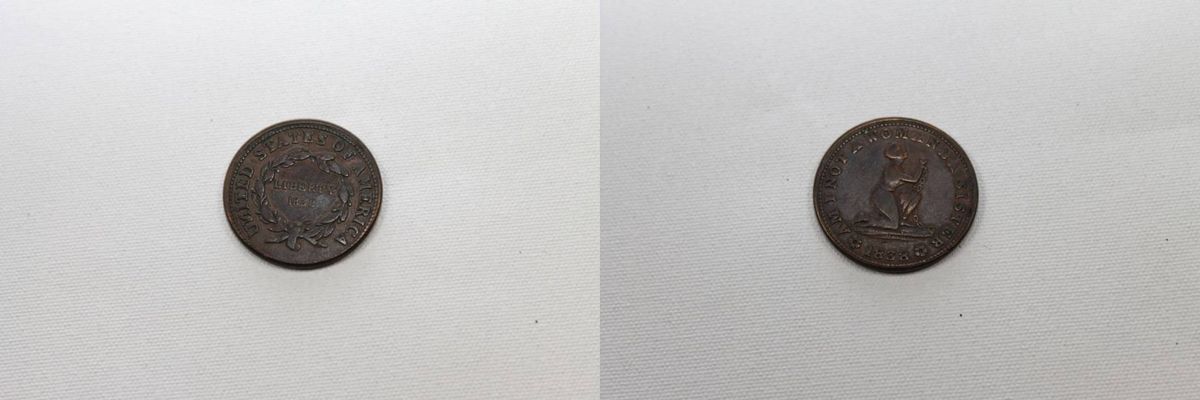 Undated handout photo issued by Bristol City Council of an Emancipation token, one of more than 600 artefacts that were stolen from a building housing items from Bristol Museum's British Empire and Commonwealth collection on September 25. Issue date: Thursday December 11, 2025.