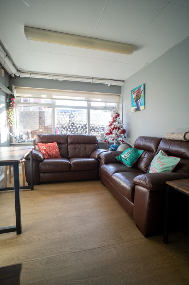 The lounge area of the new cafe