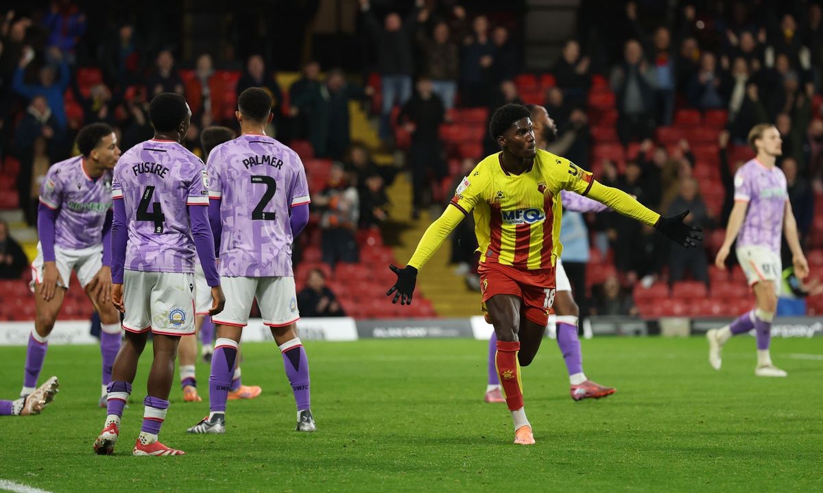 Vivaldo Semedo celebrates scoring against Sheffield Wednesday