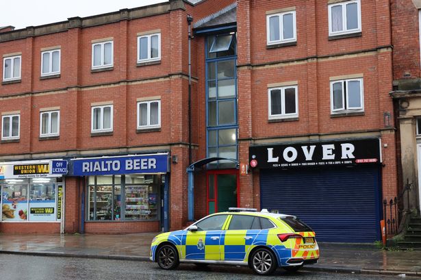 Police on Upper Parliament Street.