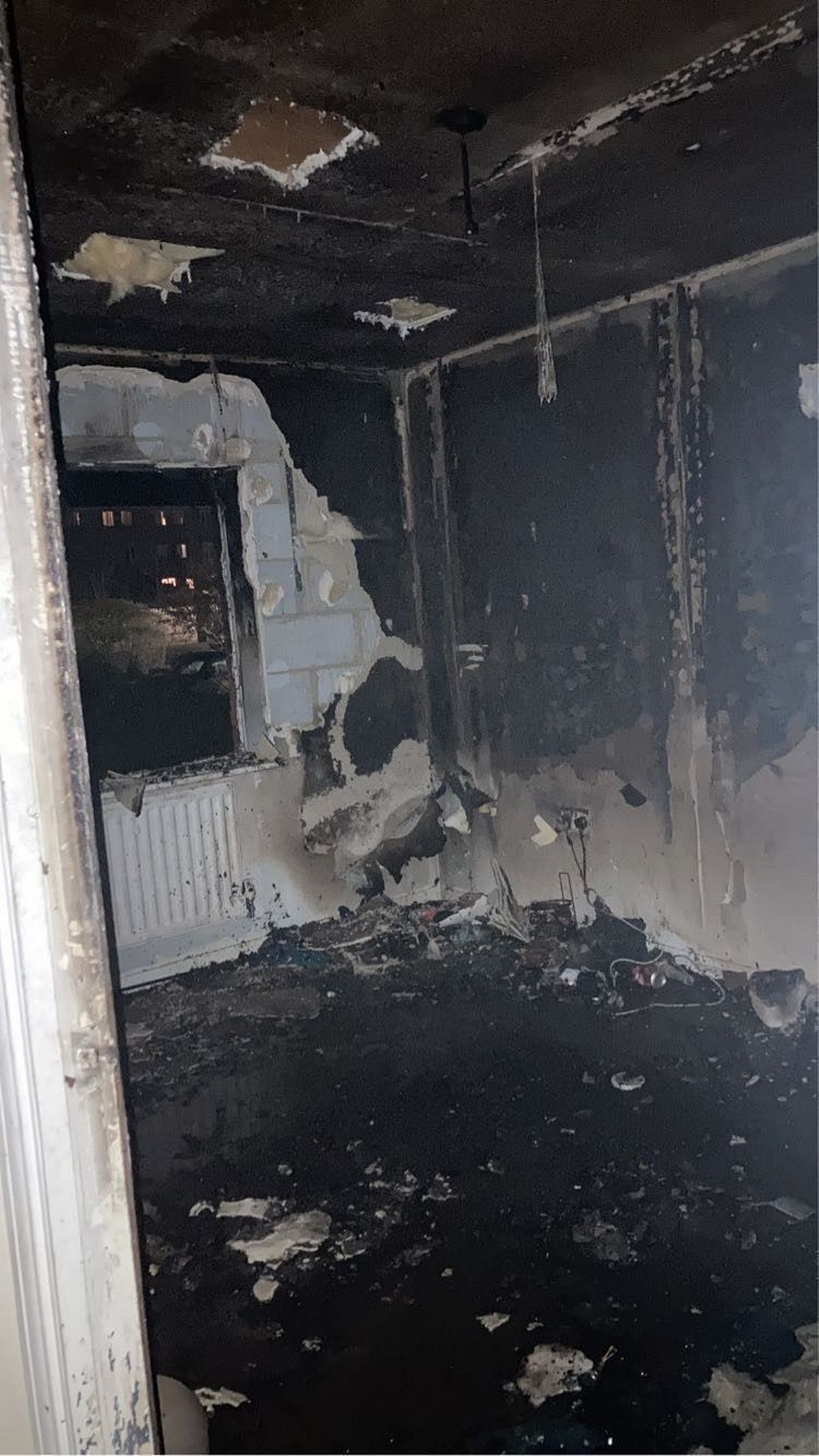 Fire has destroyed a family's home in Bristol