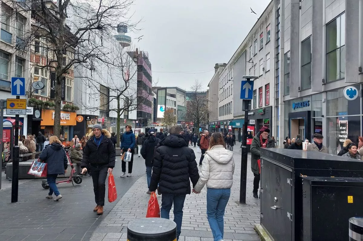Liverpool city centre, December 22 2025
