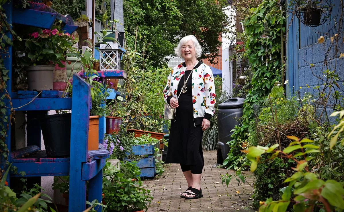 Brid Ruddy at the 10th Anniversary Celebration of Wildflower Alley.