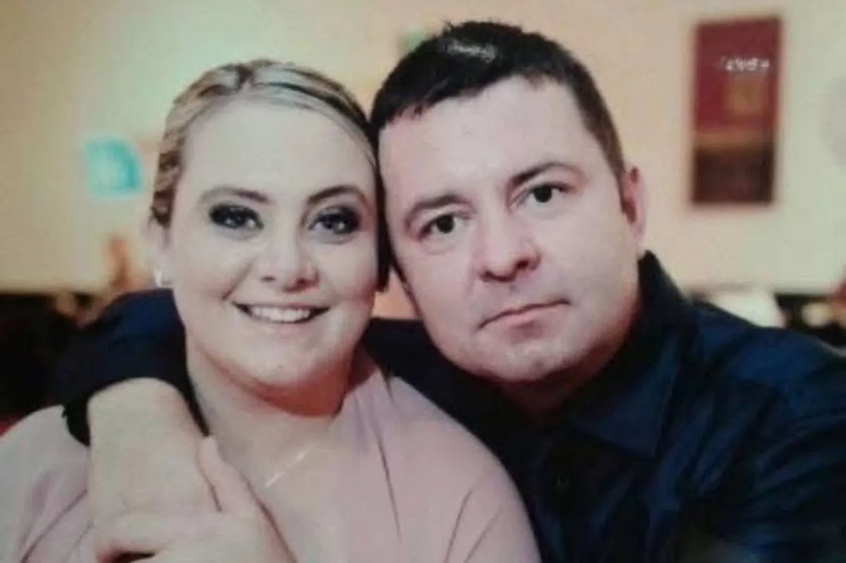 Yan Hodkinson, right, with his partner Jayne Chisnall