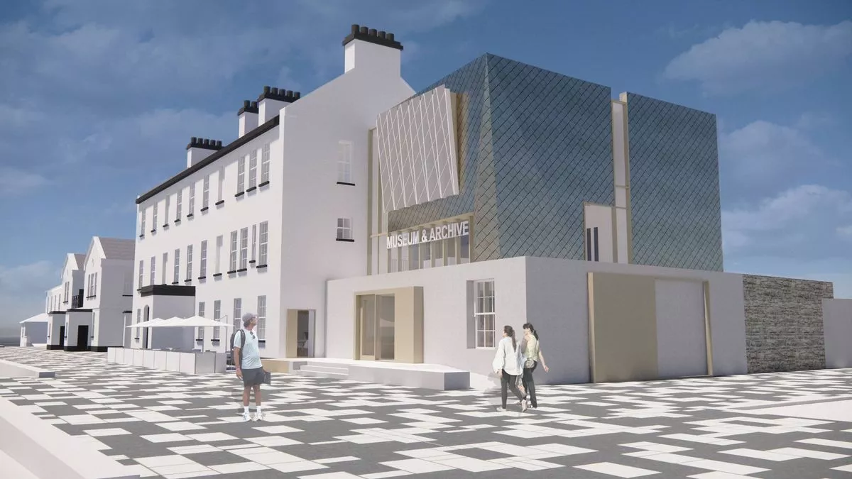 Artist image of new Maritime museum