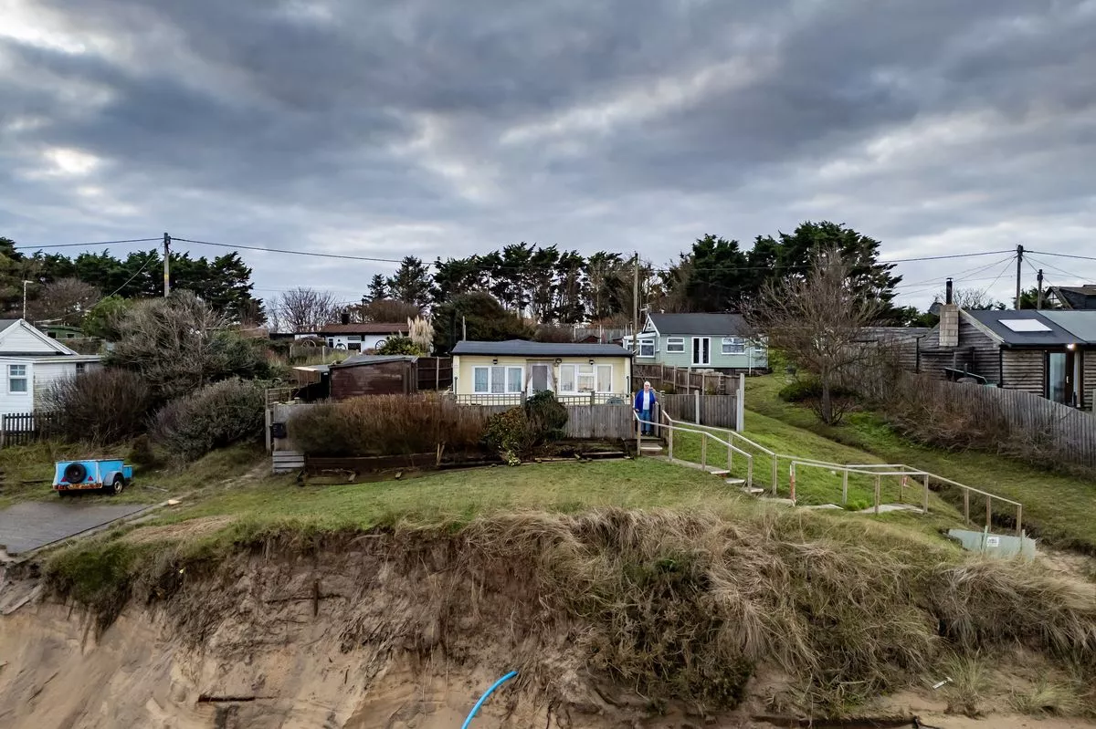 11 homes on the Suffolk coast that are in danger of falling in to the sea are set to be demolished