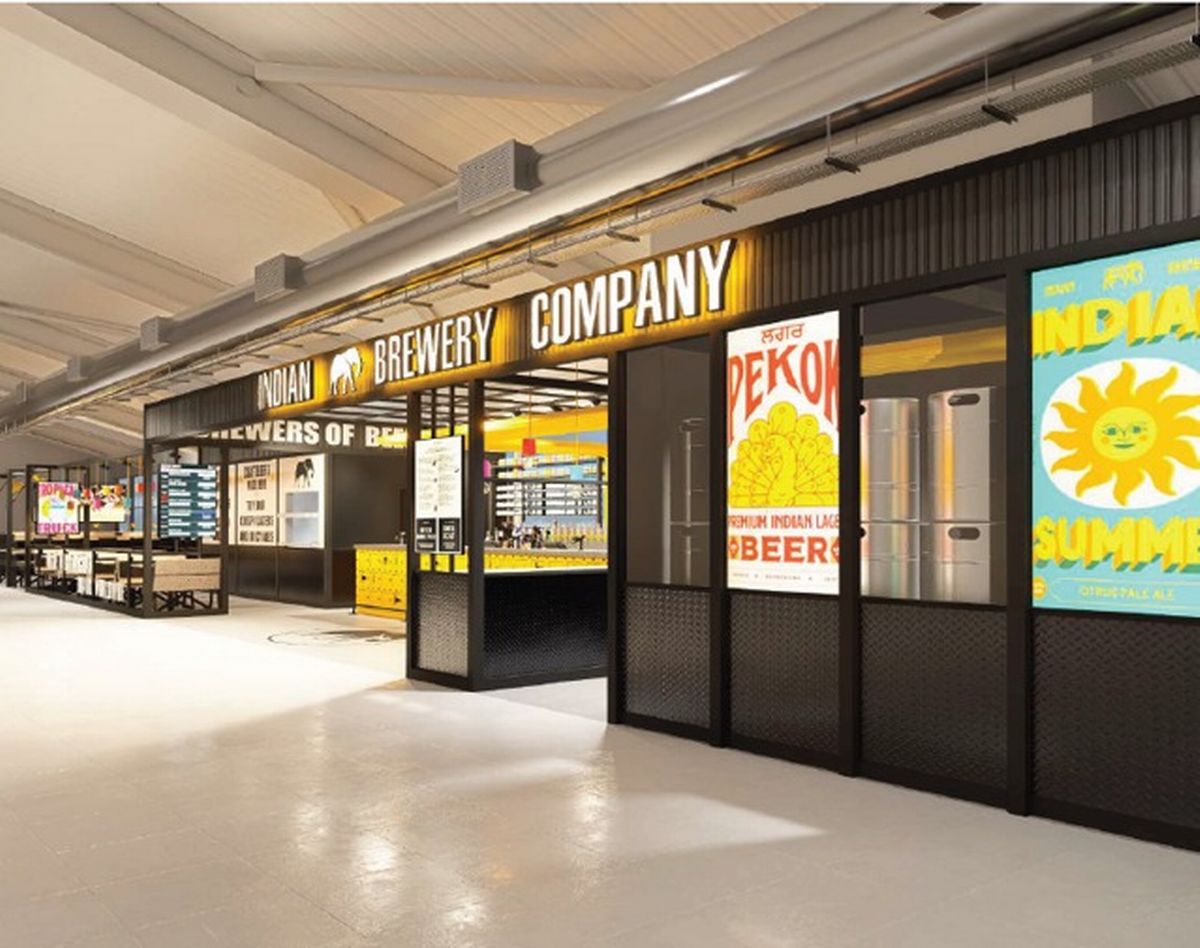 A CGI of what Indian Brewery at Birmingham Airport will look like