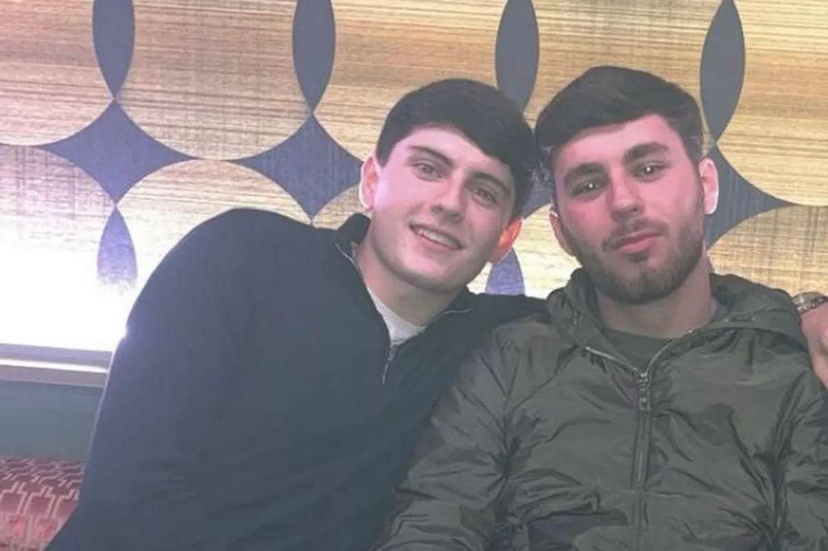 Zacharias Atkinson, right, known by his loved ones as Puddy, with his close friend James Watson