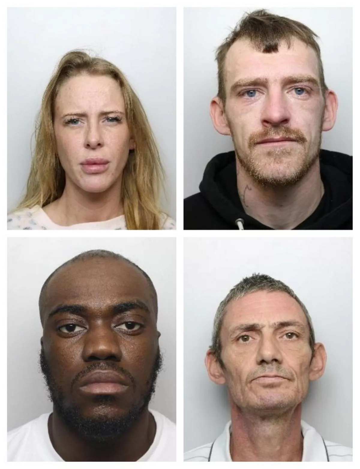 Left to right, top to bottom is Demi Dunford, Alex Taff, Osai Williams and Andrew Horton.