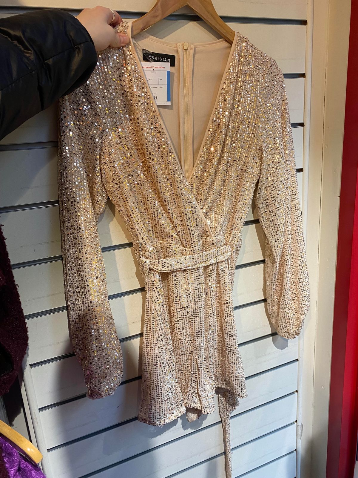 £7.50 Parisian dress from British Heart Foundation 