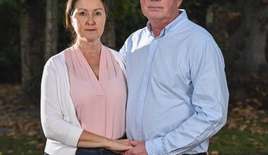 Martin Holland, pictured with his wife, Lisa, said he will 'never accept' that 'no-one is accountable' for the death of his 81-year-old mother, Helen
