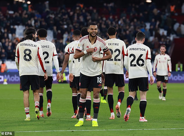 Cody Gakpo sealed the three points for Liverpool with a driven effort late on