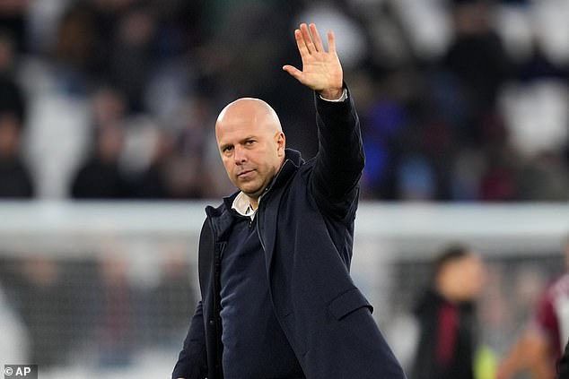 Arne Slot's name was ringing around the away end before, and after, Gakpo scored Liverpool's second