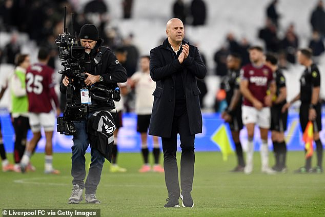Hearing the away end sing his name would have given Slot confidence. He did not need it, though, as his bold changes won this game for Liverpool already