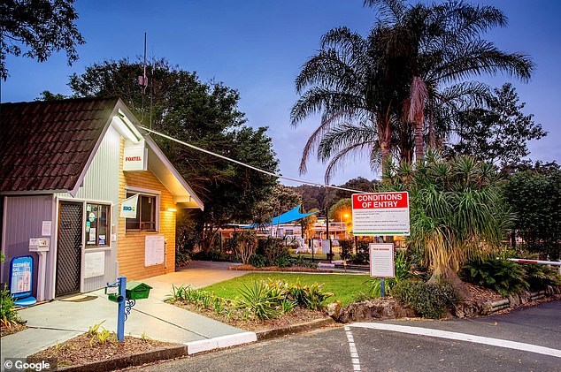 The young Swiss couple tried to get employment at Discovery Caravan Park in nearby Harrington (pictured)