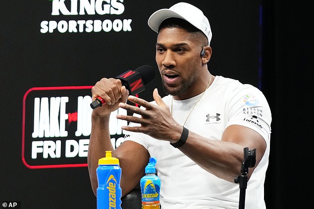 Joshua hasn't stepped into the ring since his loss to Daniel Dubois in September 2024