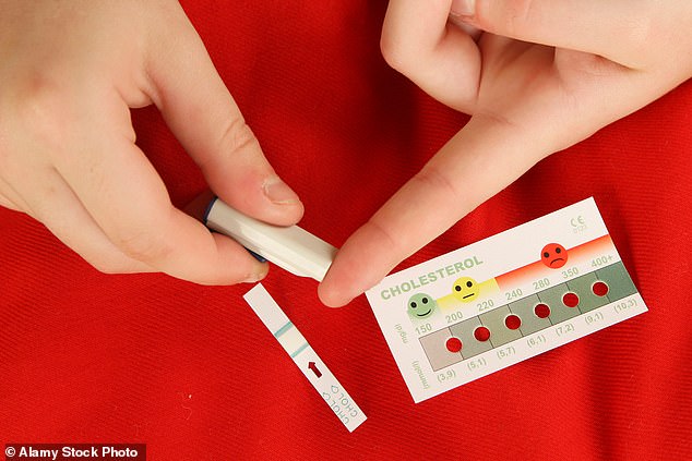 The British Heart Foundation estimates cholesterol levels are too high for half of adults