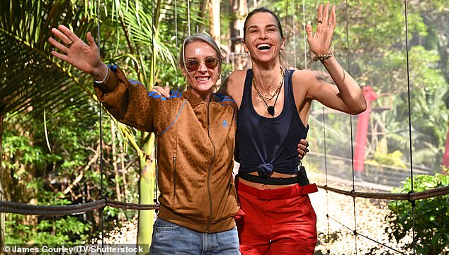 The TV personality, who shares three children Theodore, seven, Gigi, five, and Otto, two, with the Made in Chelsea star, Spencer, was met off the bridge by her agent, Louisa McDonald