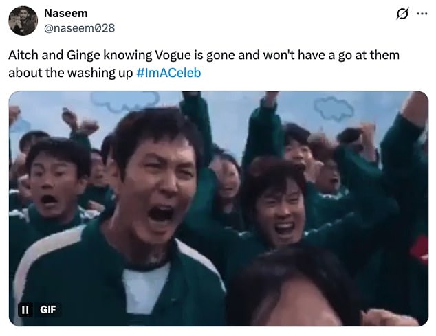 'Vogue was bound to leave, nothing to do with Ginge and Aitch, people weren’t happy with her reaction to jacks letter the night before'