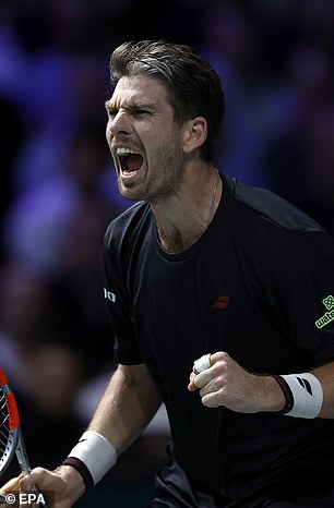 The South Africa-born Briton ended his season on a high when he beat world No 1 Carlos Alcaraz at the Paris Masters
