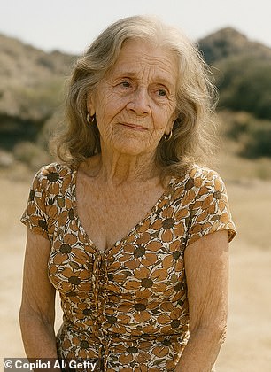 It then predicted what her appearance would be at age 88 had she kept everything natural