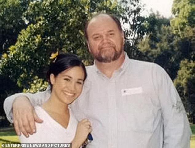 Last week, Meghan, now 44, was reported to have 'no plans' to visit her 81-year-old father Thomas (right) in hospital after he underwent a life-saving leg amputation in the Philippines
