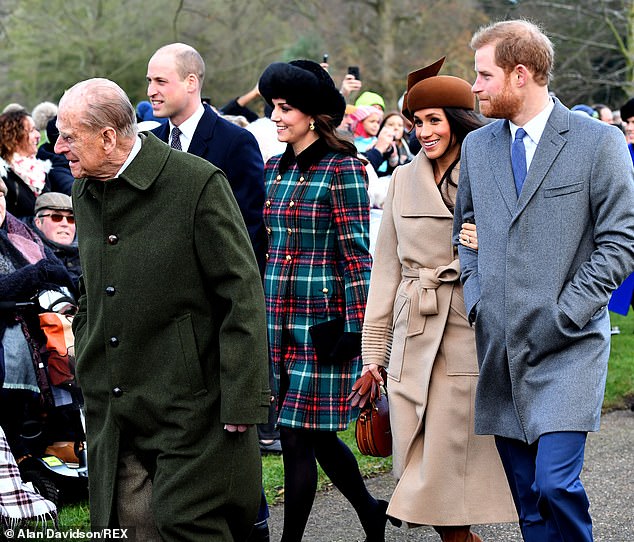A month after Prince Harry had popped the question, Meghan was invited to join her new fiancé at the annual Christmas Sandringham celebrations - an unprecedented move given she was, at that stage, not a working royal