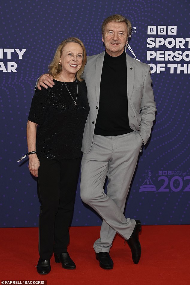 Dancing On Ice's Jayne Torvill and Christopher Dean beamed ahead of the ceremony