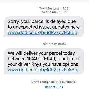DPD told me my parcel would be delayed which was helpful but left me frustrated