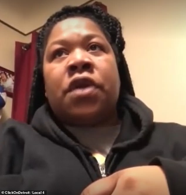 Burton¿s daughter, Erica Burton (pictured), said the hospital¿s attempt to compensate for their alleged mistakes with a gift card was 'insulting'