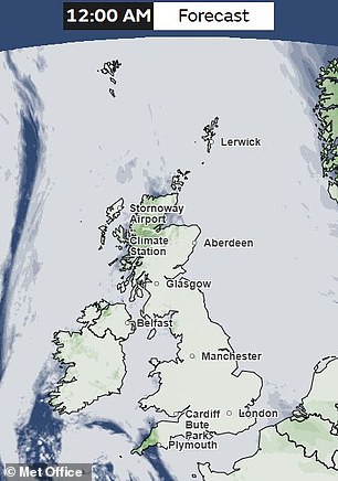Unfortunately the weather tonight will not be ideal for stargazing