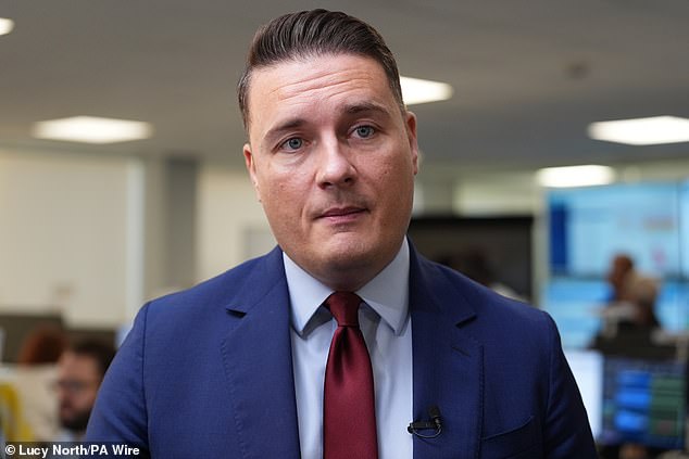 Wes Streeting (pictured) was accused of rolling the pitch for a leadership challenge after he used an interview to make the case for a ¿closer trading relationship¿ with Brussels