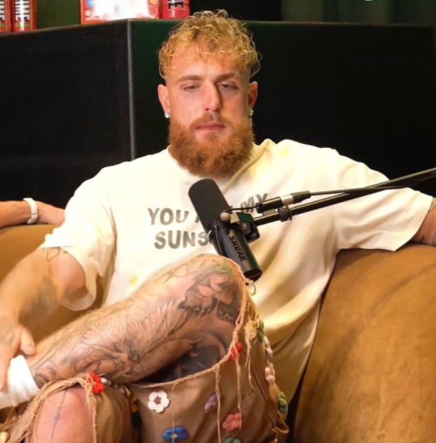 The boxer made a brief appearance on his brother Logan's podcast, saying he had four plates inserted into his face and that it felt like he had 'a baseball in there'