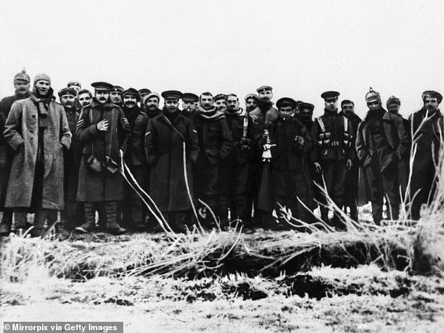 In some sections of the Western Front soldiers were lucky enough to play with a ball whereas others had to make do with ersatz replacements