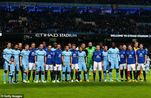 Teams up and down the country posed together as one in commemoration of the anniversary