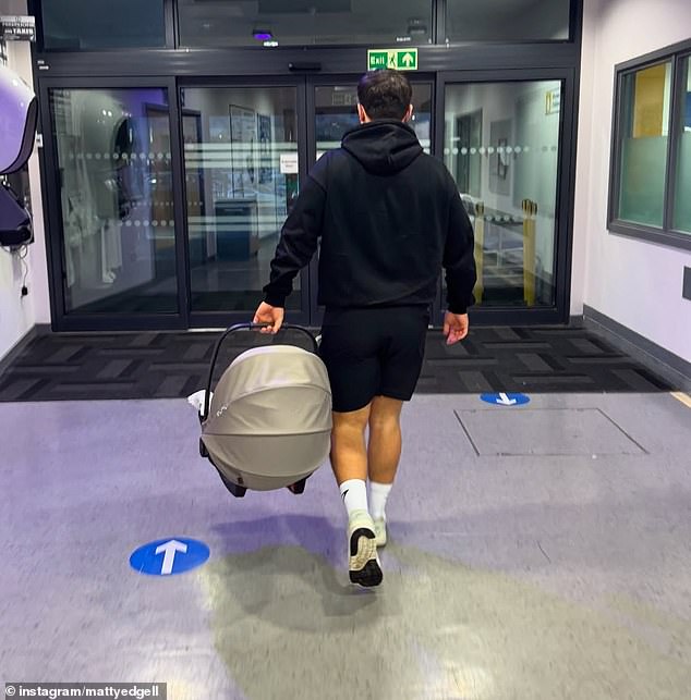 Matty Edgwell has revealed he has become a father for the first time as he welcomed his baby daughter to the world