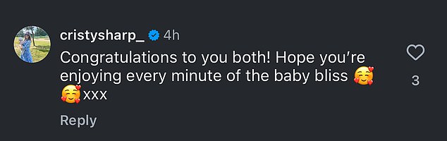 Former Great British Bake Off contestants were quick to flock to the comments and offer their well wishes